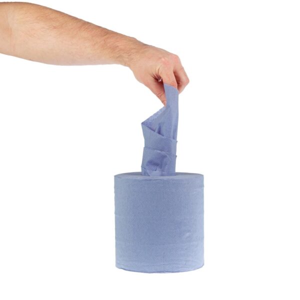Jantex Centrefeed Blue Roll 2ply 120m 6 Pack