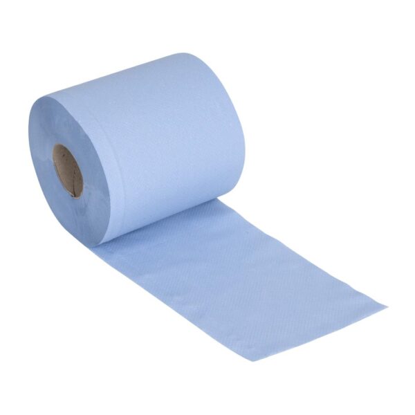 Jantex Centrefeed Blue Roll 2ply 120m 6 Pack