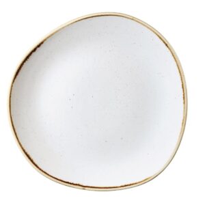Churchill Stonecast Round Plate Barley White 286mm