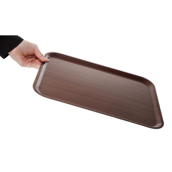 Cambro Cafeteria Tray 13 x 17 in Mahogony