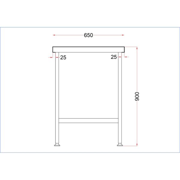 Holmes Stainless Steel Centre Table 600mm