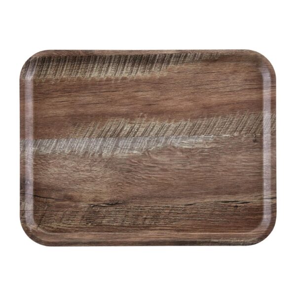 Cambro Madeira Tray Dark Oak 460mm