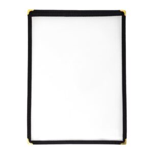 Olympia American Style Menu Cover Black A4