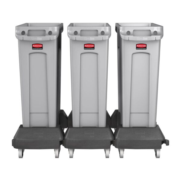Rubbermaid Slim Jim Container Interlocking Dolly