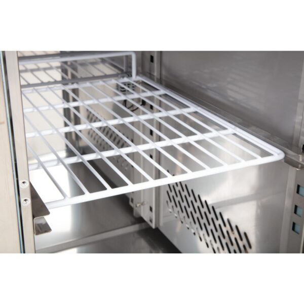 Polar 2 Door Counter Fridge 228Ltr