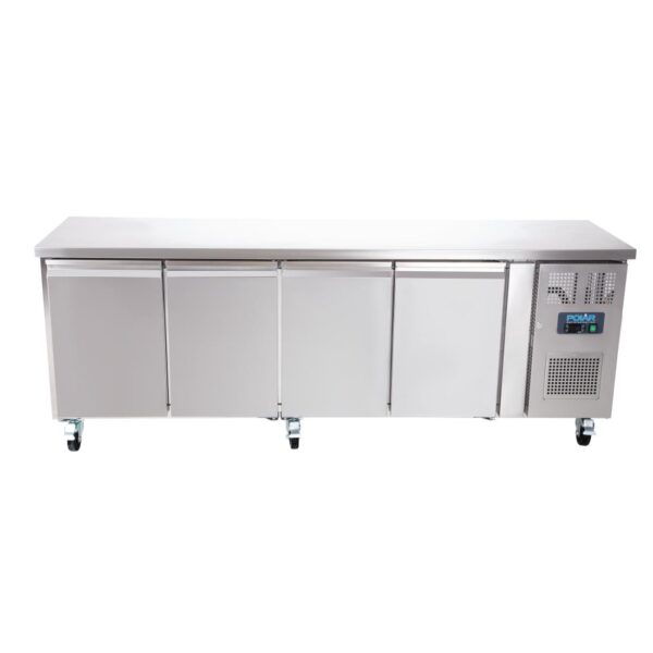 Polar 4 Door Counter Fridge 449 Ltr