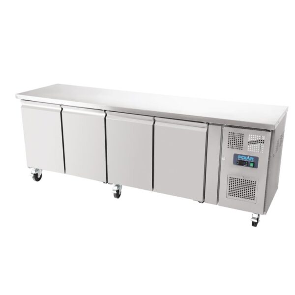 Polar 4 Door Counter Fridge 449 Ltr