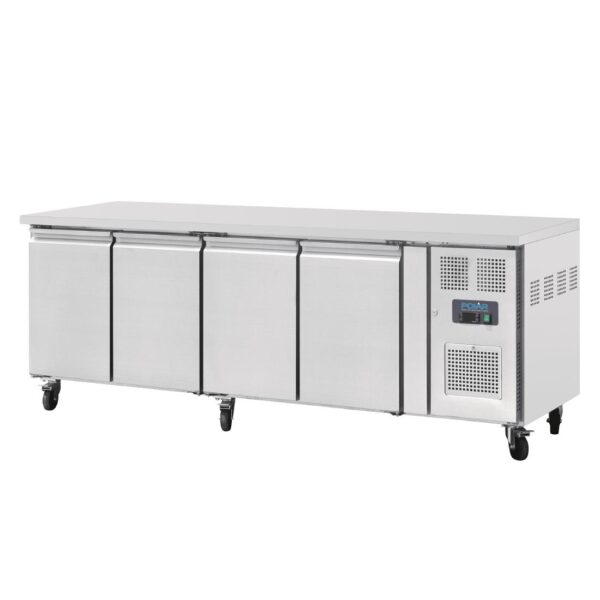Polar 4 Door Counter Fridge 449 Ltr