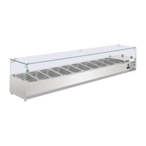 Polar Refrigerated Countertop Servery Prep Unit 10x 1/4GN
