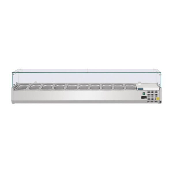 Polar Refrigerated Countertop Servery Prep Unit 10x 1/4GN