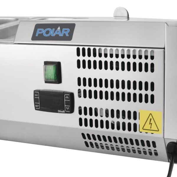 Polar Refrigerated Countertop Servery Prep Unit 10x 1/4GN