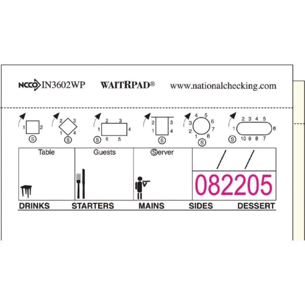 WaitRpads Waiting Pads Duplicate Carbonless
