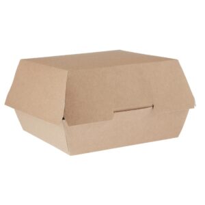 Disposable Kraft Burger Boxes Large