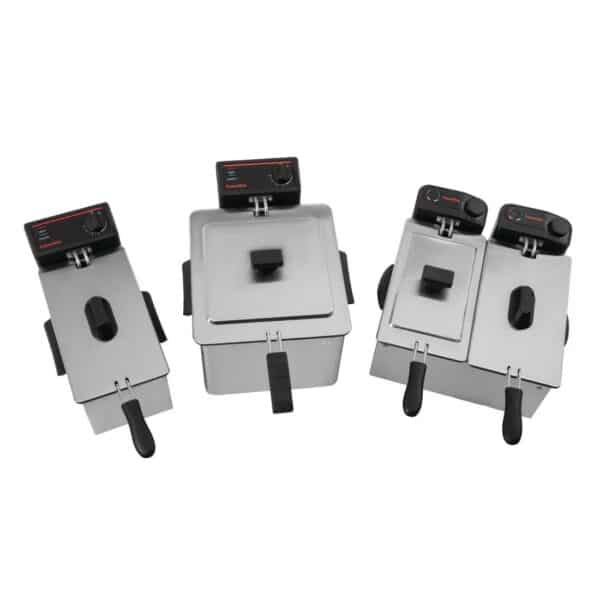 Caterlite Light Duty Double Tank Countertop Fryer 2 x 3.5Ltr