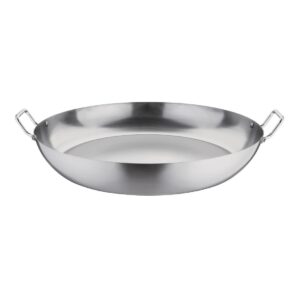Vogue Black Iron Paella Pan 508mm