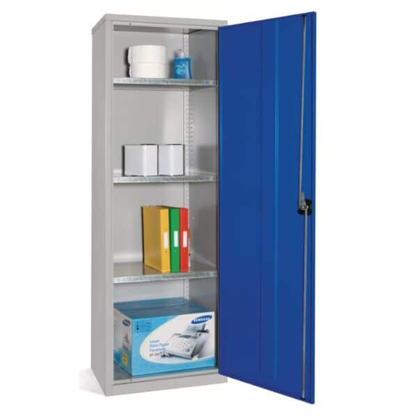 Storage Locker Blue 3 Shelves Blue