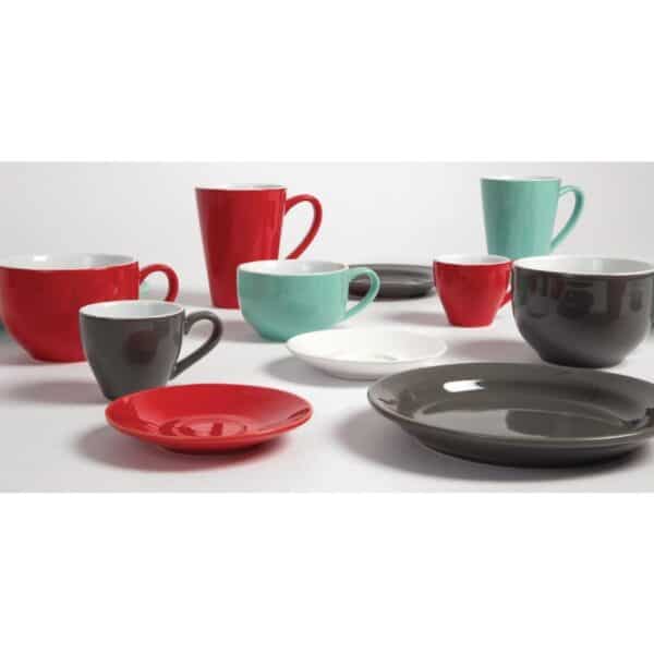 Olympia Cafe Latte Cups Red 340ml 12oz