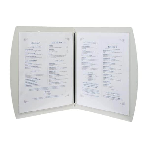 Securit Rio Menu Cover Black A4