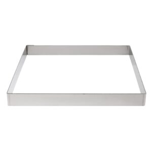 De Buyer Stainless Steel Square Ring 200mm x 20mm