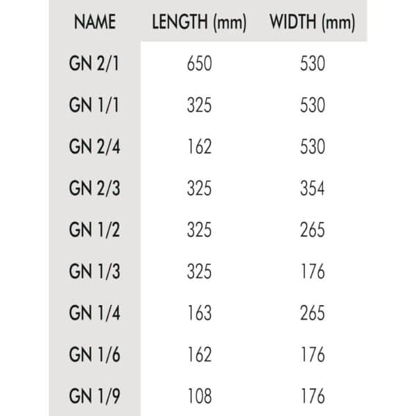 Vogue Stainless Steel GN 2/3 Pan 200mm