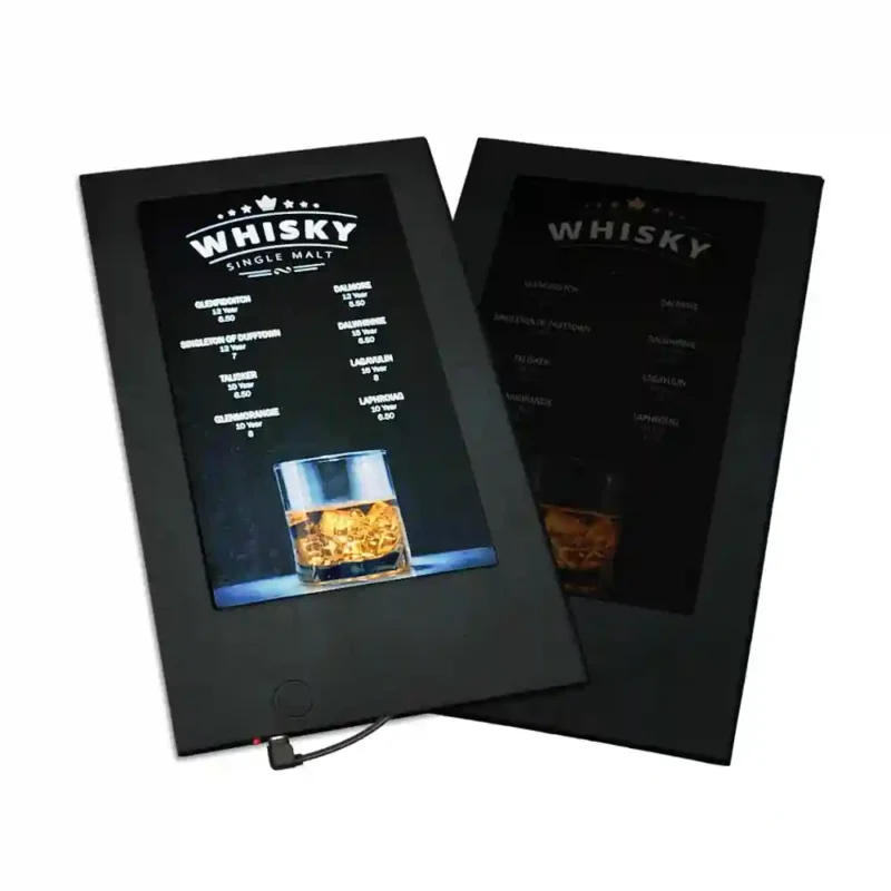 LED Illuminated Menu Covers