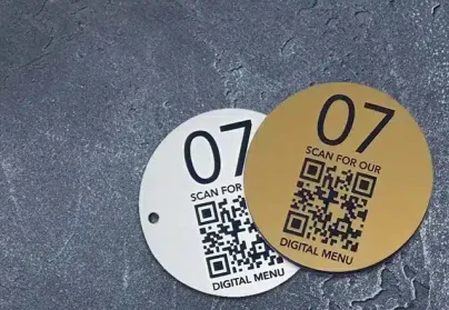Buy Restaurant Table Numbers and Table QR Codes at Smart Hospitality Supplies