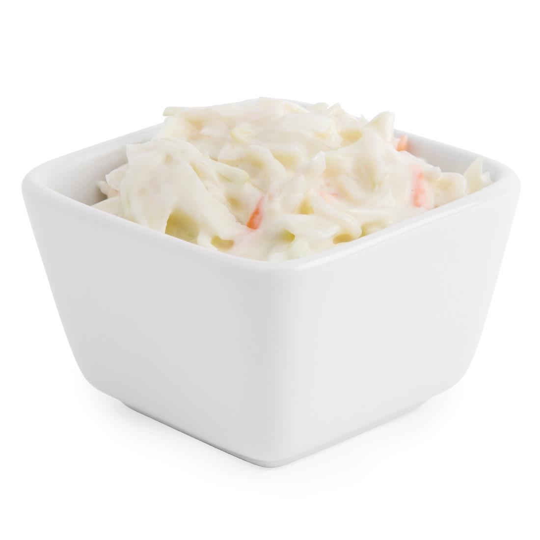 Olympia Whiteware Tall Square Mini Dishes 75mm