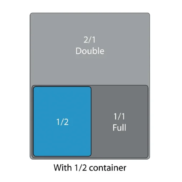 Cambro Polycarbonate 1/2 Gastronorm Pan 150mm