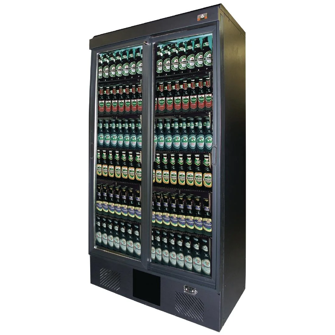 Gamko Upright Bottle Cooler - Double Sliding Door 500 Ltr - Image 2