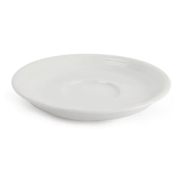 Olympia Linear Stacking Tea Cup Saucers