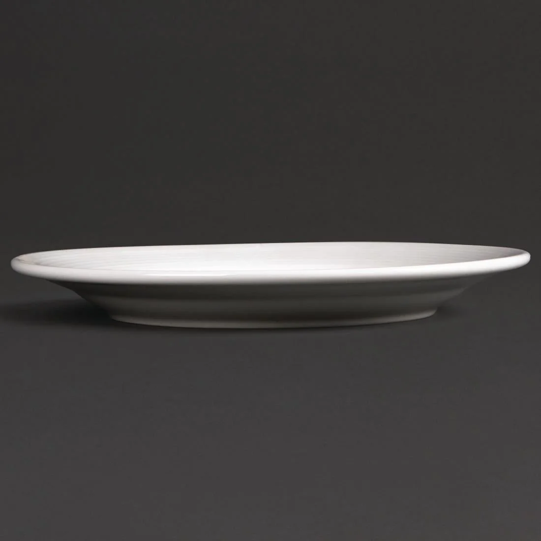 Olympia Linear Wide Rimmed Plates 200mm - Image 4