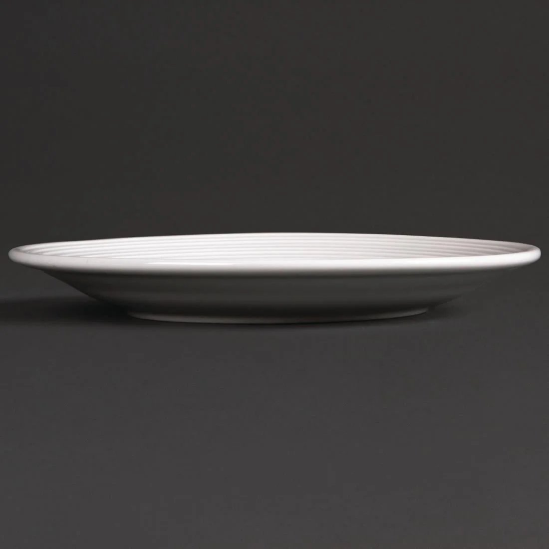 Olympia Linear Wide Rimmed Plates 150mm - Image 4
