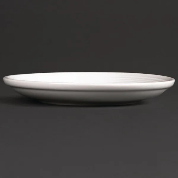 Olympia Linear Stacking Tea Cup Saucers
