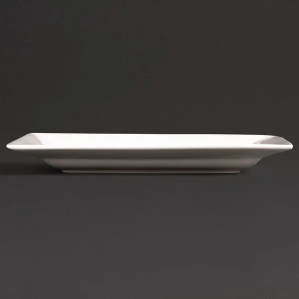 Lumina Wide Rim Rectangular Plates 200x 130mm