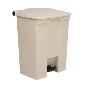 Rubbermaid Step-On Pedal Bin Beige 68Ltr