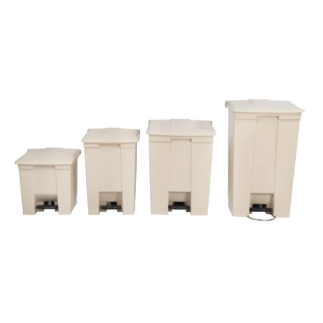 Rubbermaid Step-On Pedal Bin Beige 30.5Ltr - Image 3
