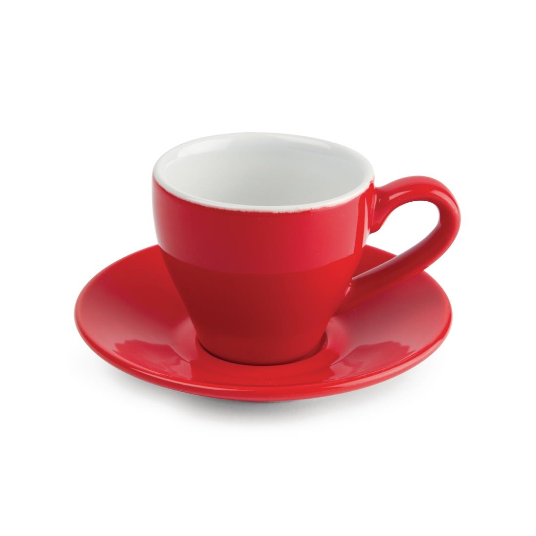 Olympia Cafe Espresso Saucers Red 116.5mm