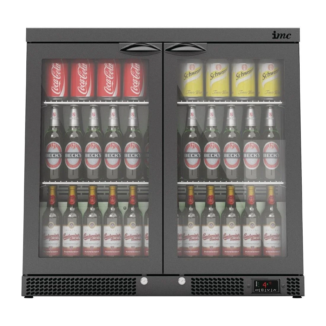 IMC Mistral M90 Double Door Bottle Cooler 214Ltr F77/250/B - Image 2