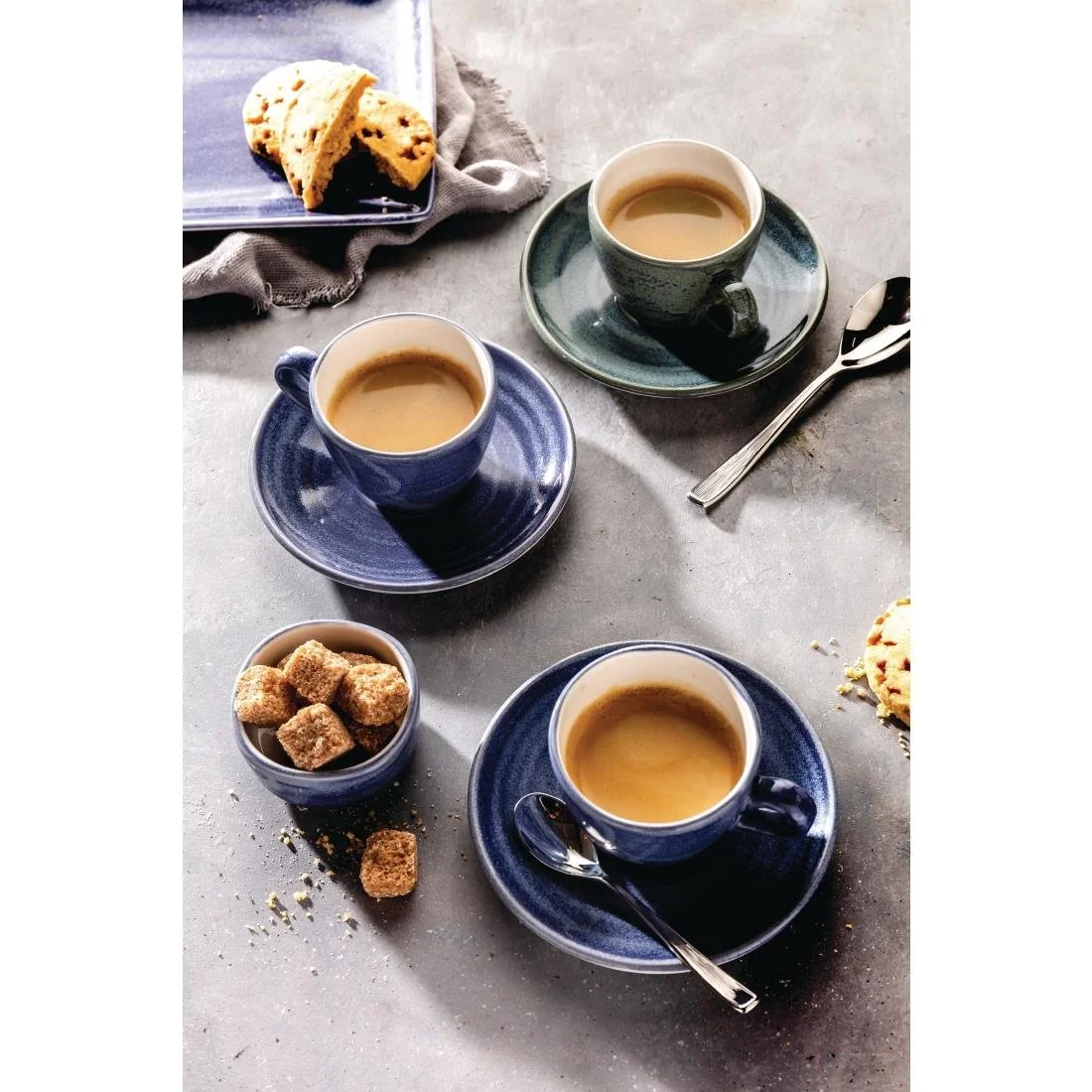 Steelite Revolution Bluestone Cups 85ml (12 Pack) - Image 2