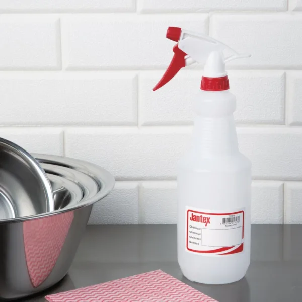 Jantex Colour Coded Spray Bottles Red 750ml