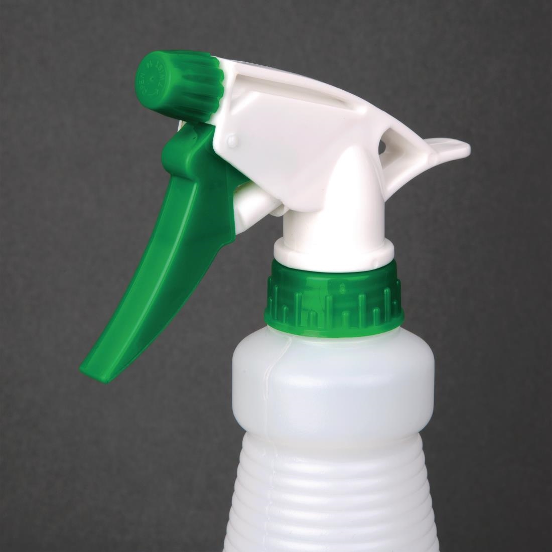 Jantex Colour Coded Spray Bottles Green 750ml
