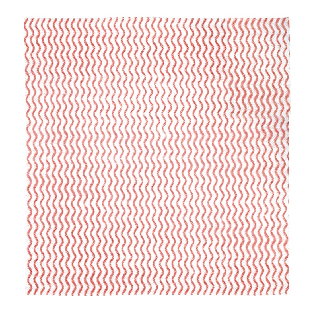 Jantex Non Woven Cloths Red (Roll of 100)