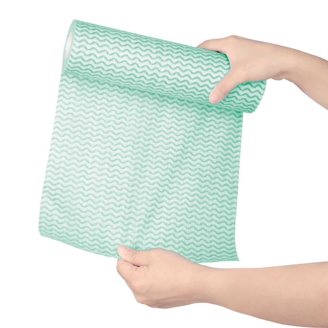 Jantex Non Woven Cloths Green (Roll of 100)