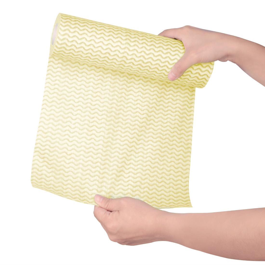 Jantex Non Woven Cloths Yellow (Roll of 100)