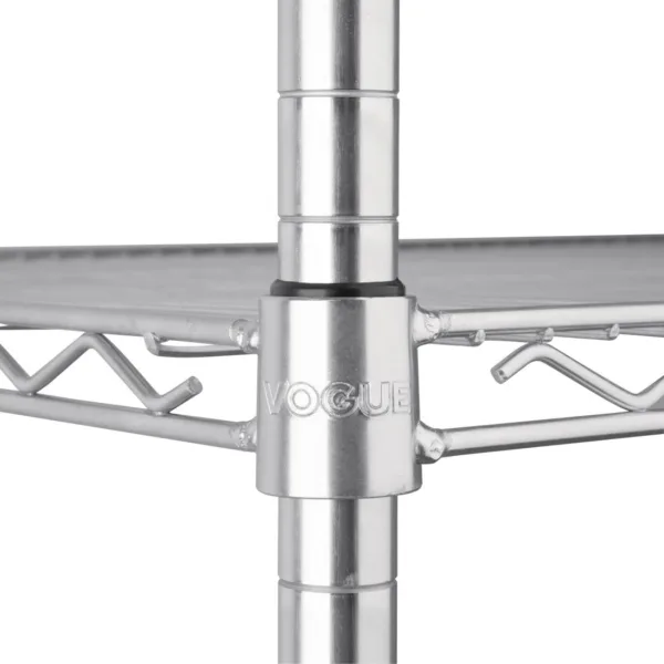 Vogue 4 Tier Wire Shelving Kit 1525x460mm