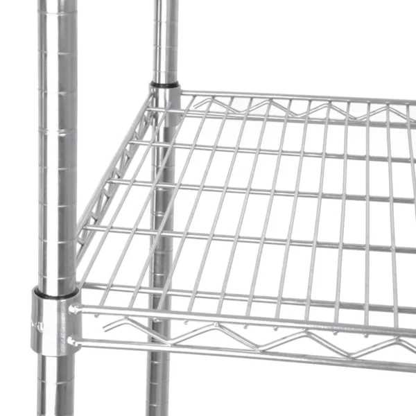 Vogue 4 Tier Wire Shelving Kit 1525x460mm