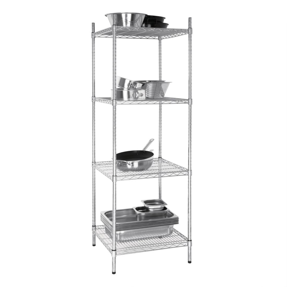 Vogue 4 Tier Wire Tower Unit 610x610mm