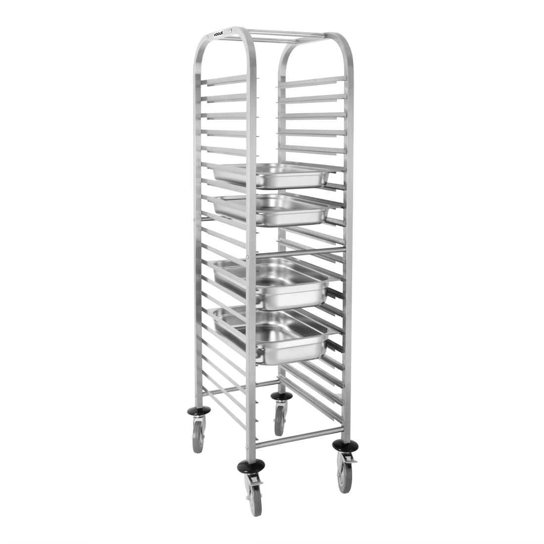 Vogue Gastronorm Racking Trolley