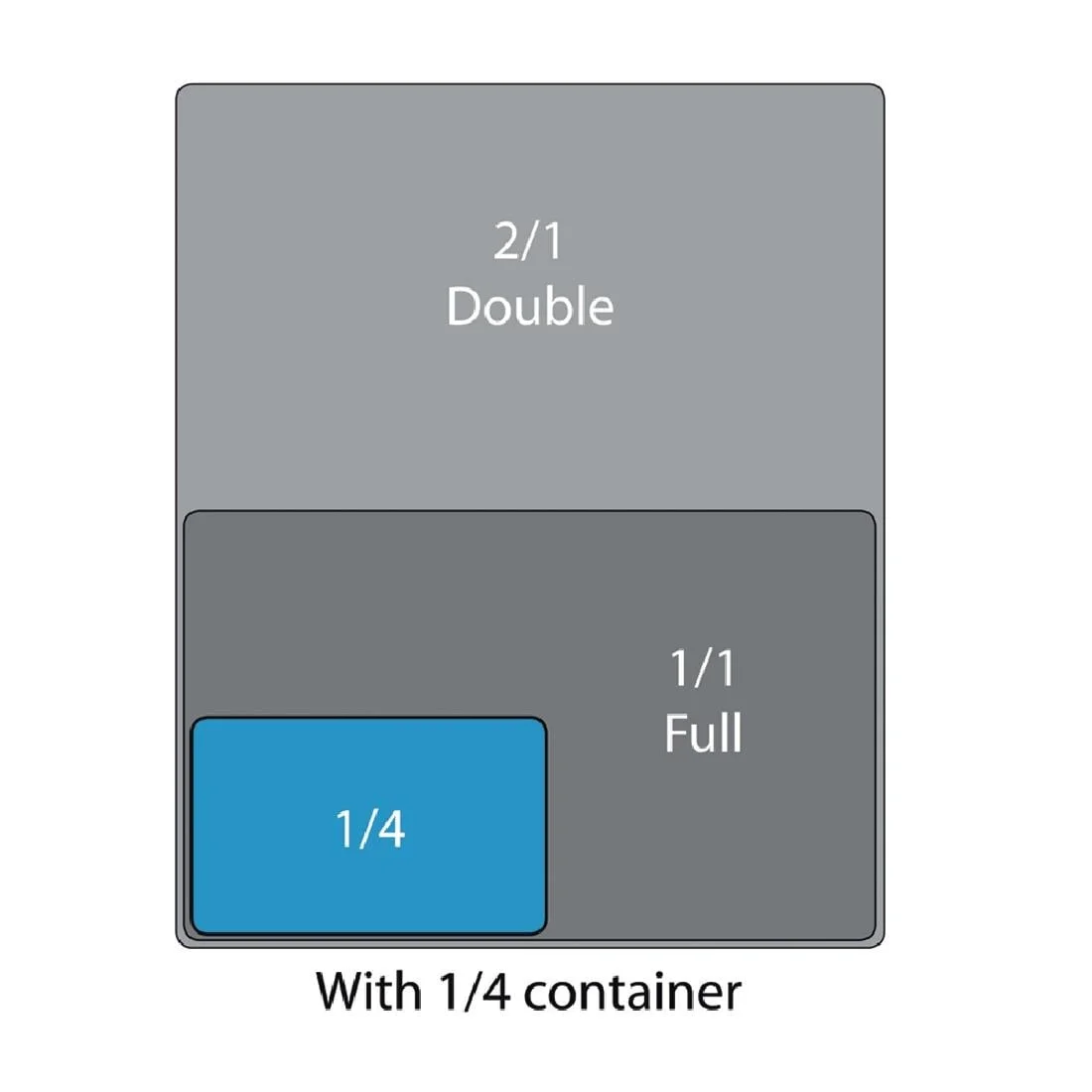 Cambro Gastronorm Pan 1/4 Soft Seal Lid - Image 2