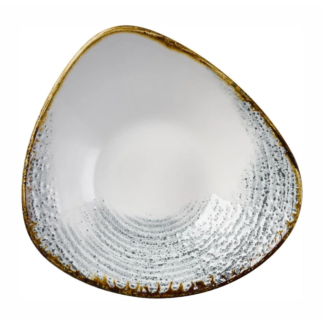 Churchill Homespun Accents Grey Triangle Bowls 235mm (12 Pack)